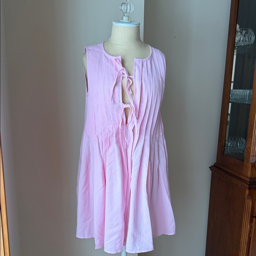 Petal & Pup Pink Sleeveless Women's Dress